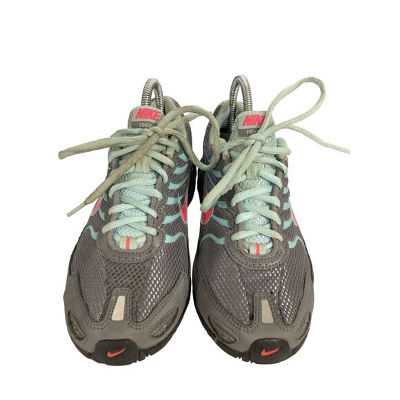 Nike Air 355140 Youth Size 4Y Gray Pink Accents Mesh Running  sneakers Shoes - Picture 2 of 8